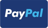 Wir akzeptieren Zahlungen per Paypal