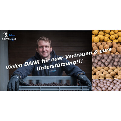 JUBILÄUM - 5 Jahre BAITSHOP - 